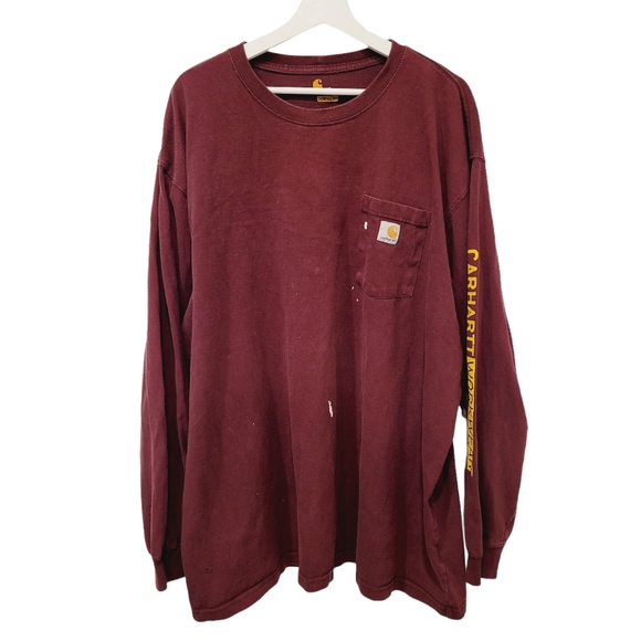 Carhartt Other - Carhartt paint thrashed long sleeve shirt 3XL
